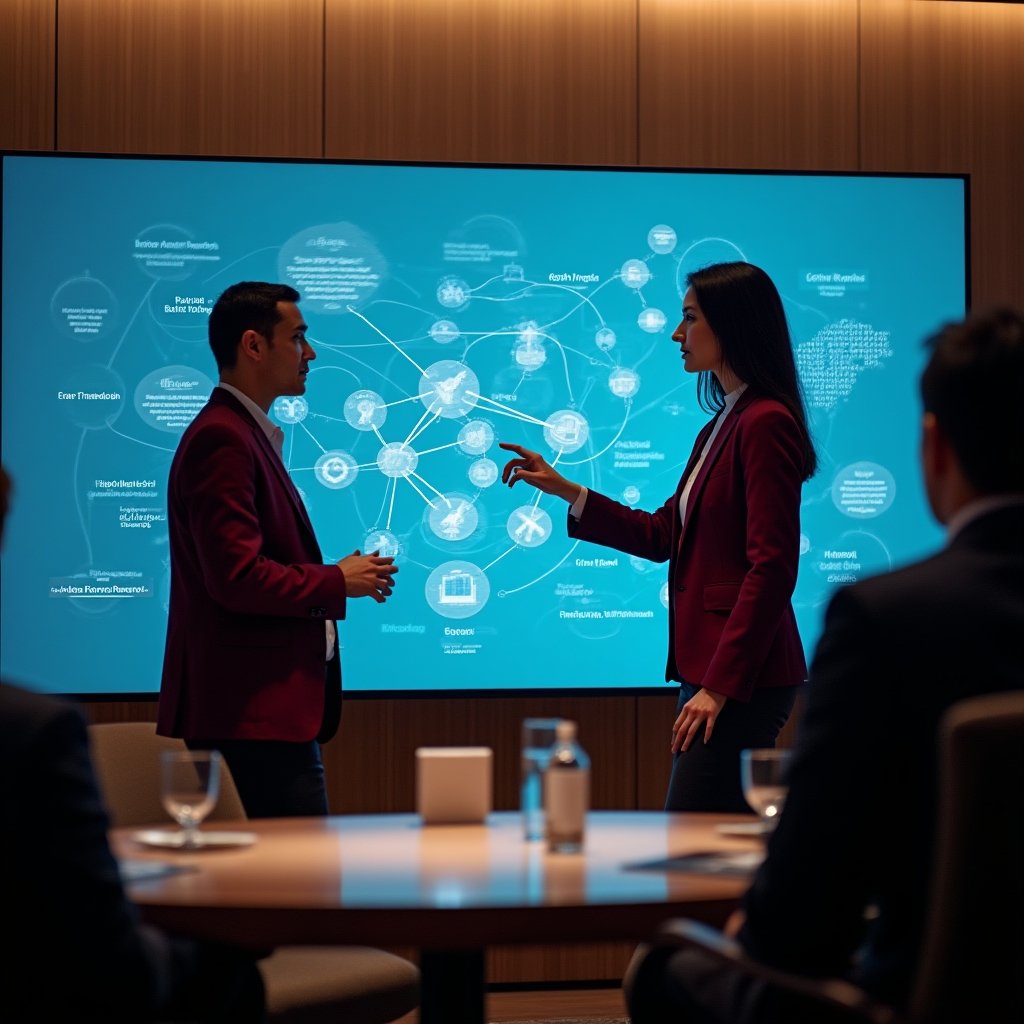 Agile Organisationsstruktur mit vernetzten Teams