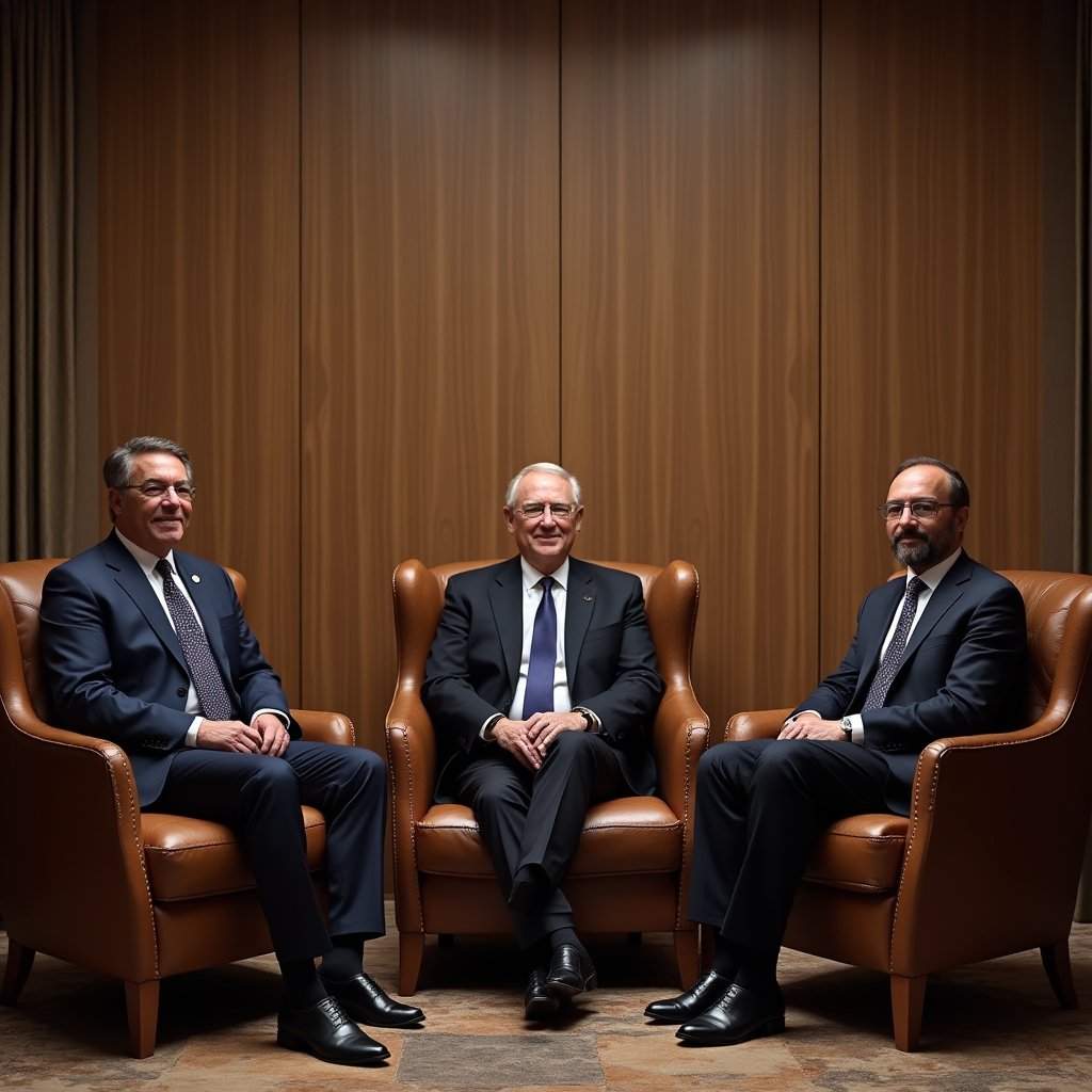 Führungsteam in strategischer Diskussion